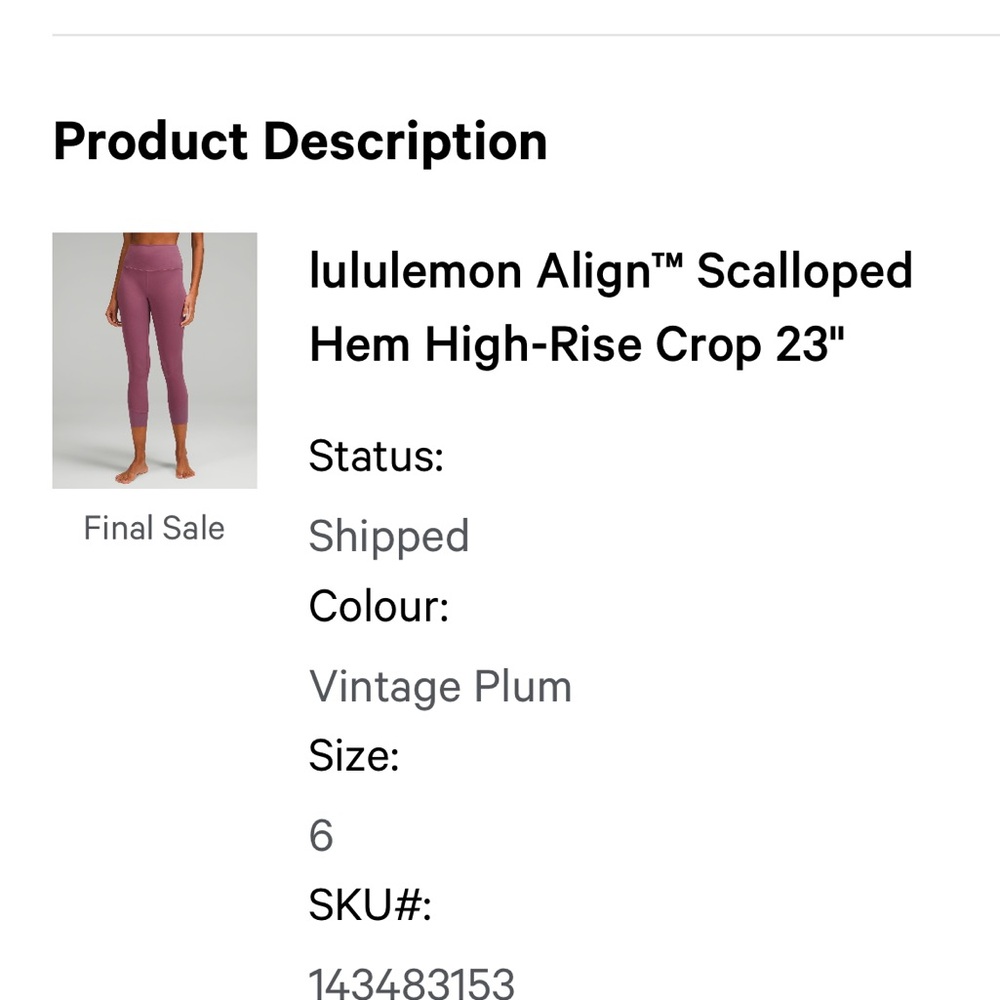 Lululemon Align Legging